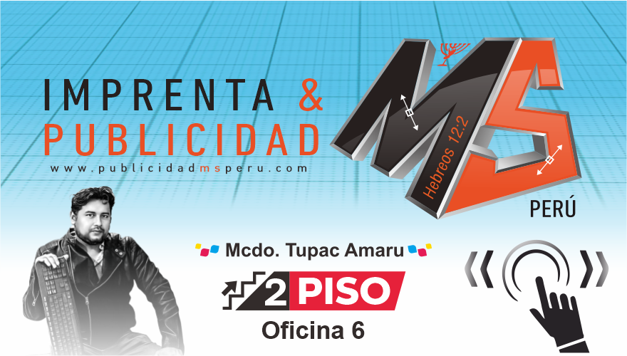 imprenta publicidad ms peru – mercado tupac amaru – villa el salvador